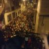 Crowd under our window 2